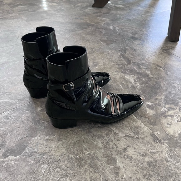 Saint Laurent Clementi Patent Leather boots size 39.5